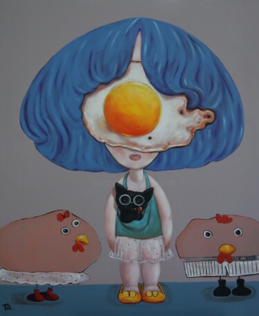 Egg Girl with and friends